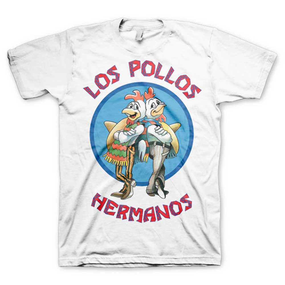 Breaking Bad - Los Pollos Hermanos Herren T-Shirt - Weiß